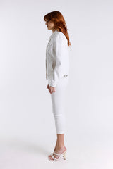 PANTALONE CAPRI CON STRASS