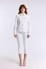 PANTALONE CAPRI CON STRASS