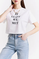 CROP TOP CON CATENA