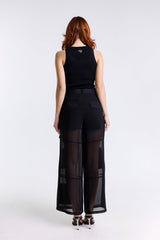 PANTALONE CARGO IN GEORGETTE