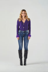 Jeans Gamba Dritta Blu Vita Regolare