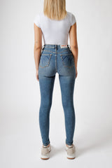 Jeans Skinny Blu Vita Alta