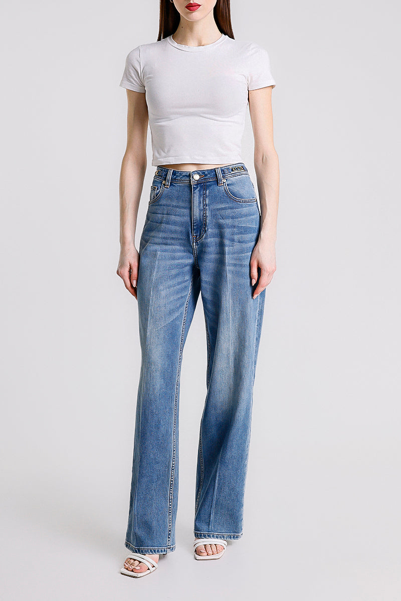 JEANS WIDE LEG STRAIGHT