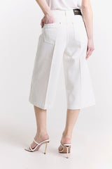 PANTALONE CROP CON BORCHIE