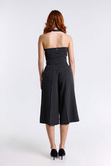 GILET CROPPED GESSATO