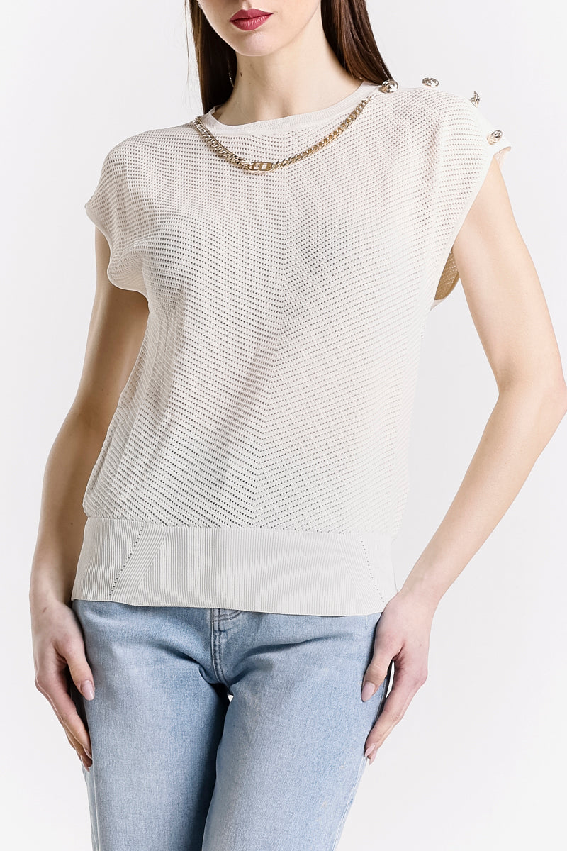 MAGLIA CON CATENA
