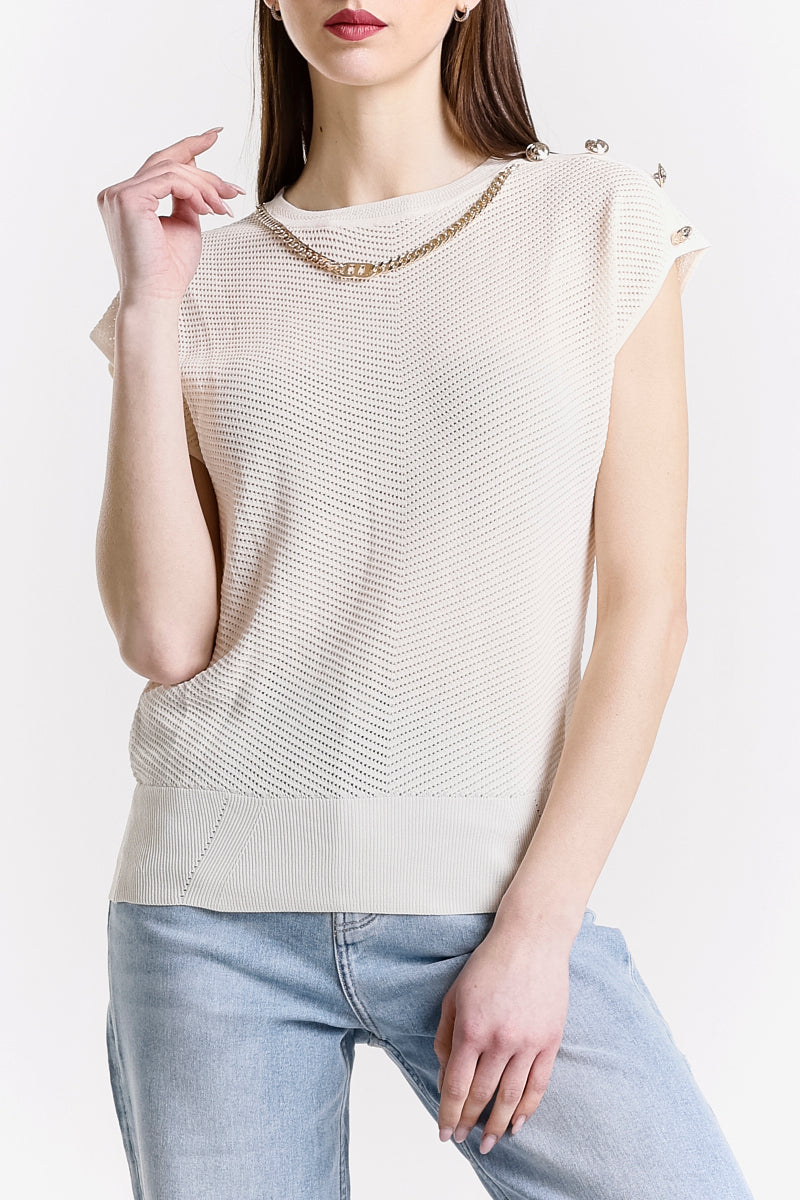 MAGLIA CON CATENA