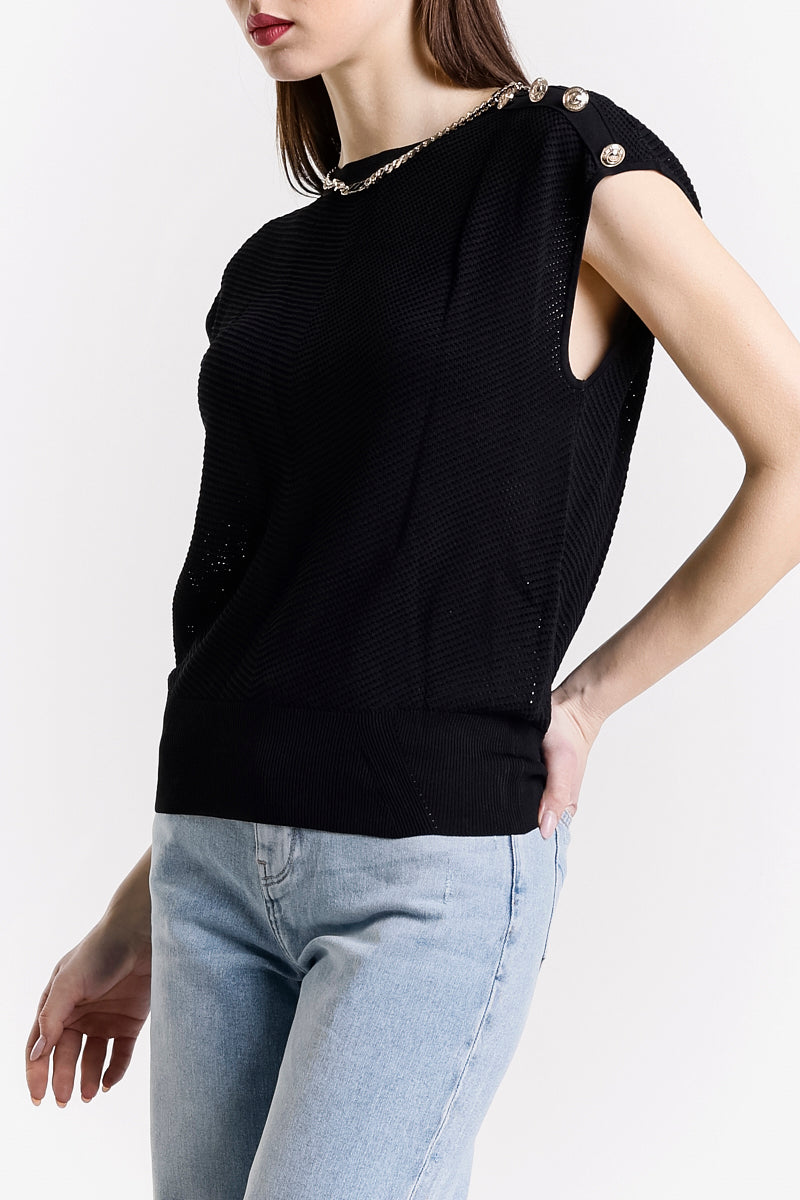 MAGLIA CON CATENA