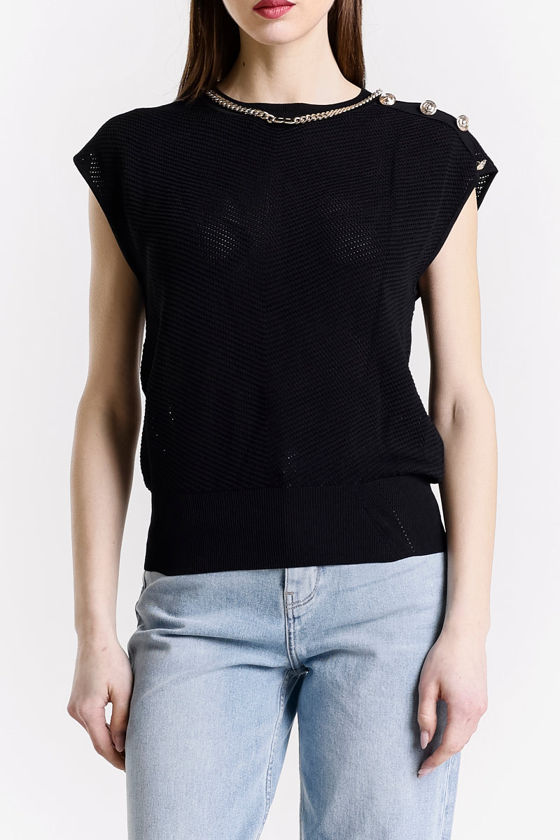 MAGLIA CON CATENA