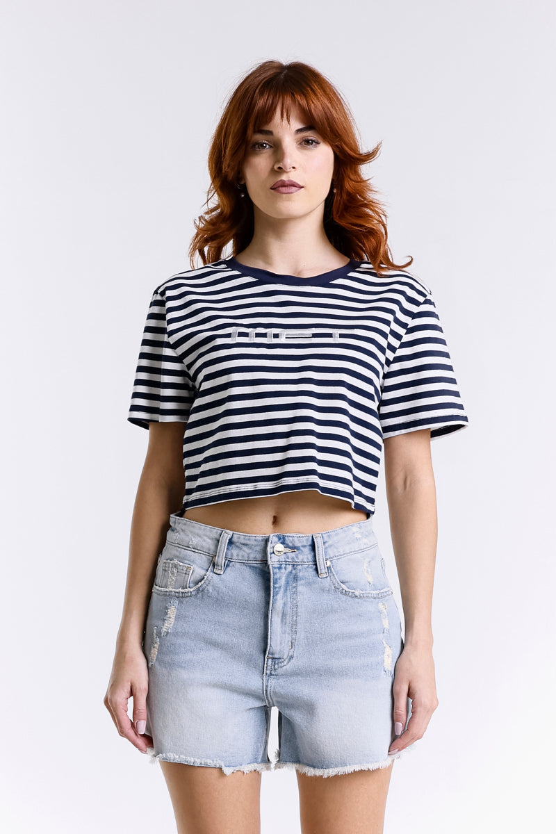 CROP TOP A RIGHE
