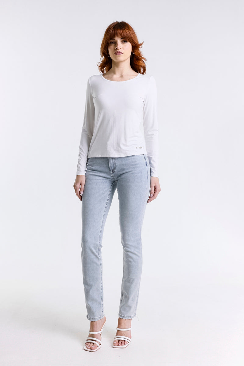 T-SHIRT MANICA LUNGA CUT OUT