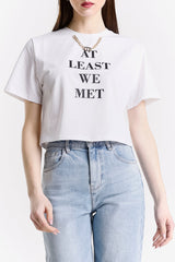 CROP TOP CON CATENA
