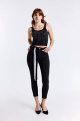 DENIM NERO SUPER SKINNY
