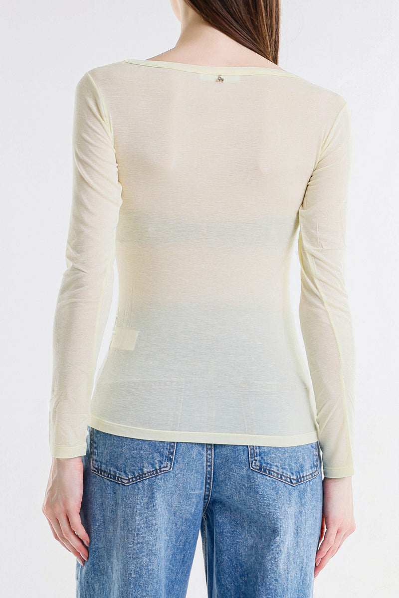 T-SHIRT SCOLLO A V