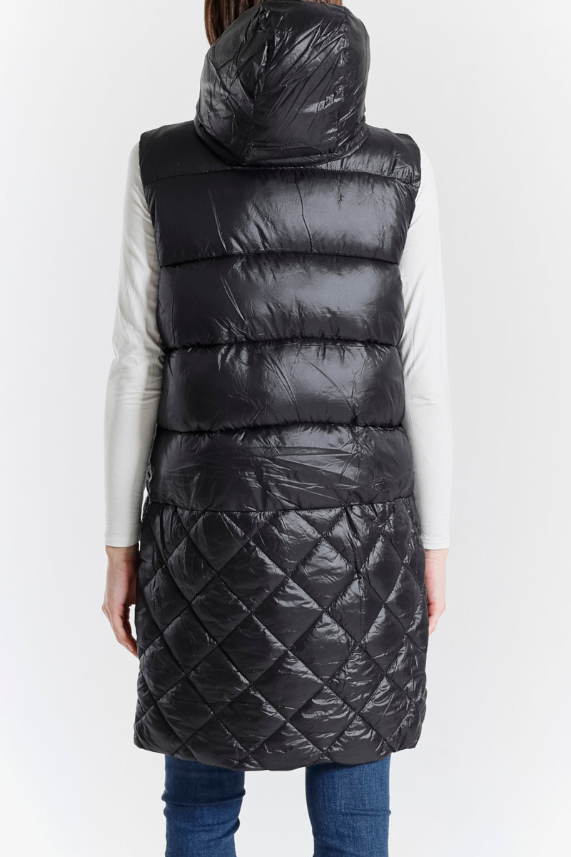 Gilet Trapuntato Lungo Donna