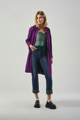 Jeans Gamba Dritta a Vita Regolare con Strass