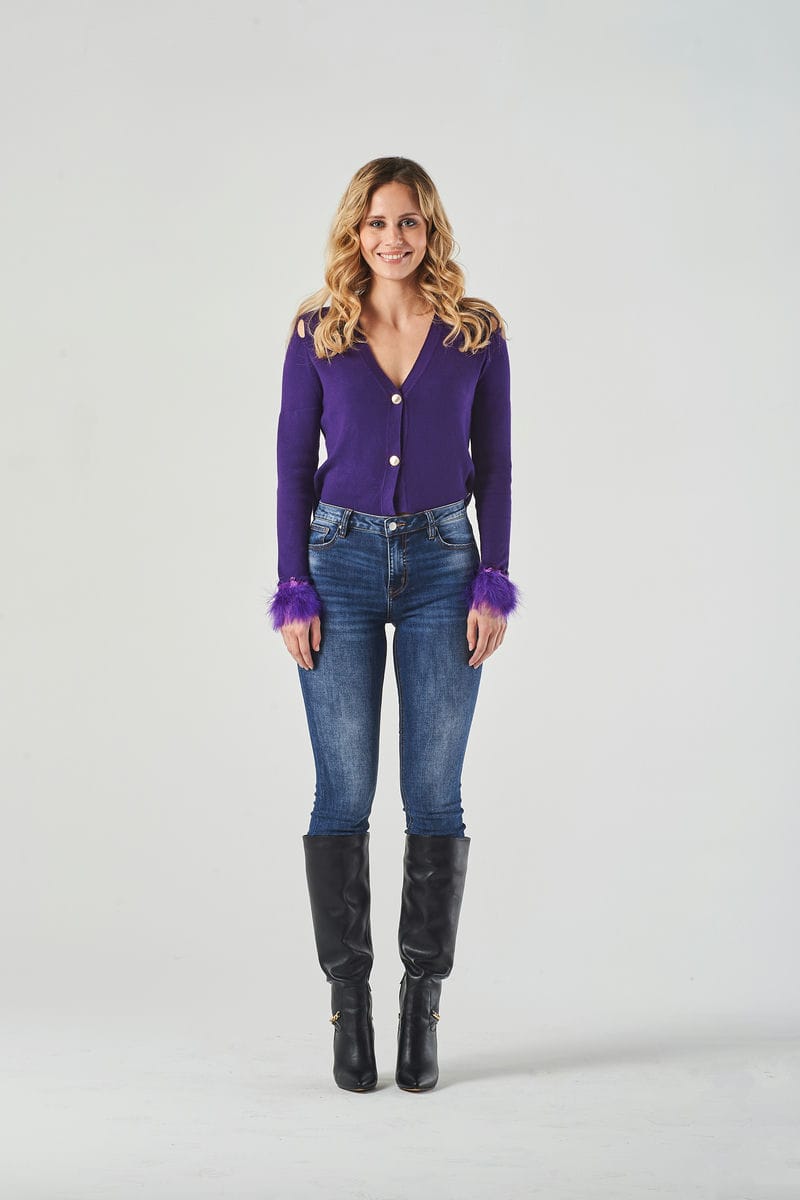 Jeans Gamba Dritta Blu Vita Regolare