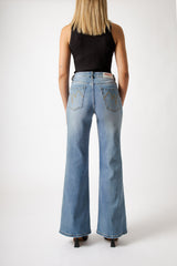PANTALONE MARIA A ZAMPA DENIM