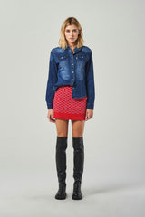 Camicia Denim Blu Maniche Lunghe