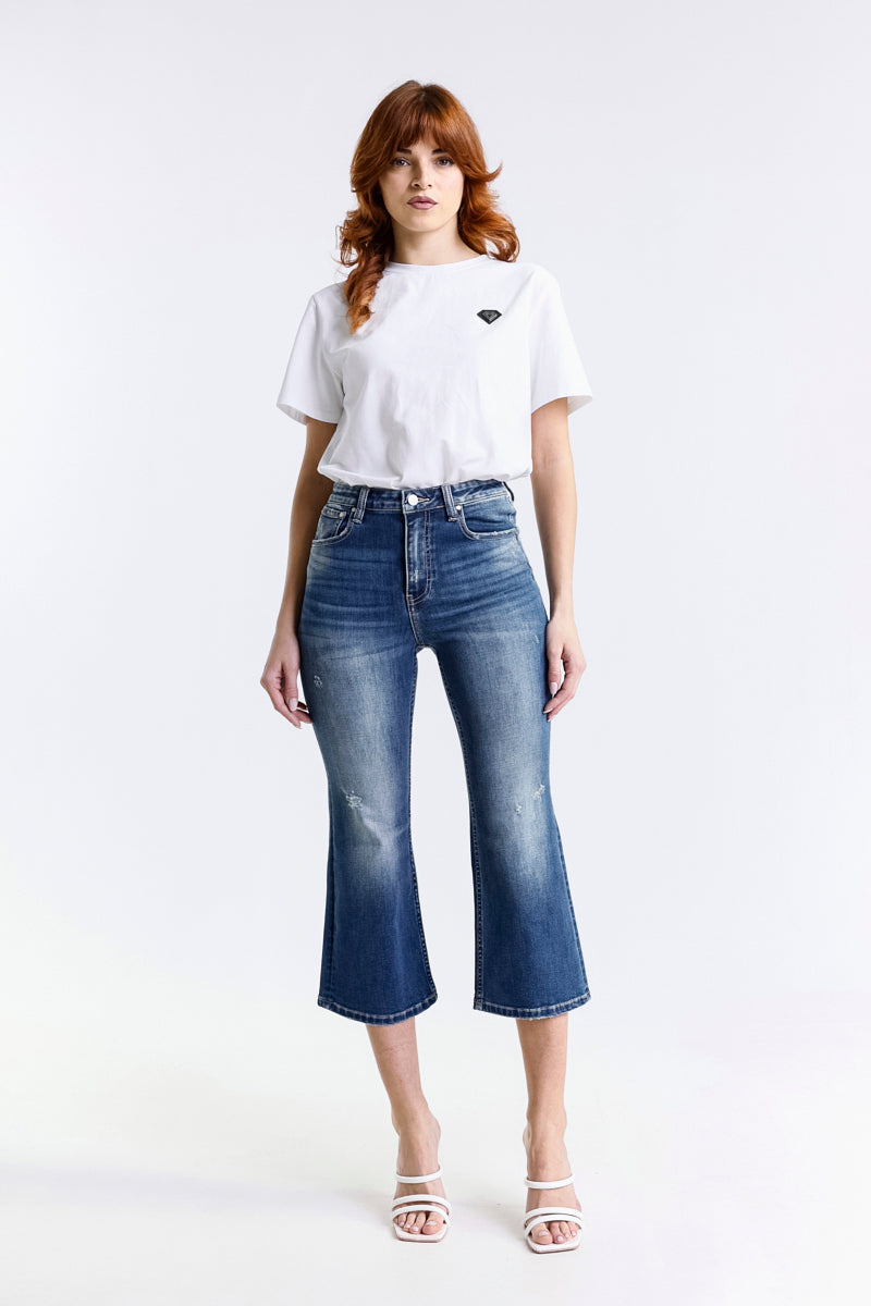 JEANS FLAIR CROPPED