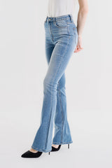 PANTALONE DENIM DRITTO CON STRASS