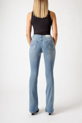 Jeans Donna Bootcut – Denim Chiaro Lavaggio Naturale