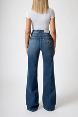 PANTALONE VIVI WIDE LEG CON STRASS